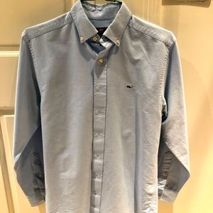 Vineyard vines blue Oxford button down
